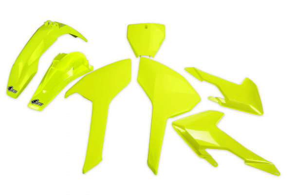 Plastic Kit neon yellow for Husqvarna TC 250 - TC 125 - FC 250 - FC 350 - FC 450 - TC 300